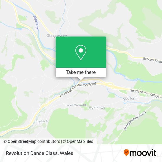 Revolution Dance Class map