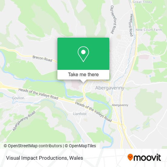 Visual Impact Productions map