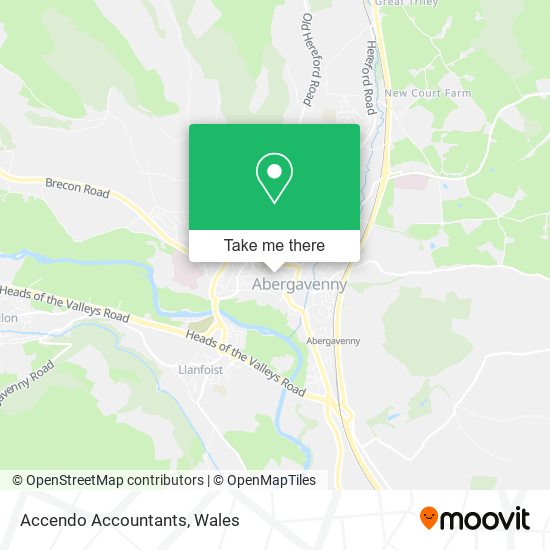 Accendo Accountants map