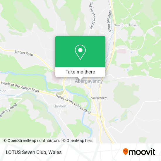 LOTUS Seven Club map