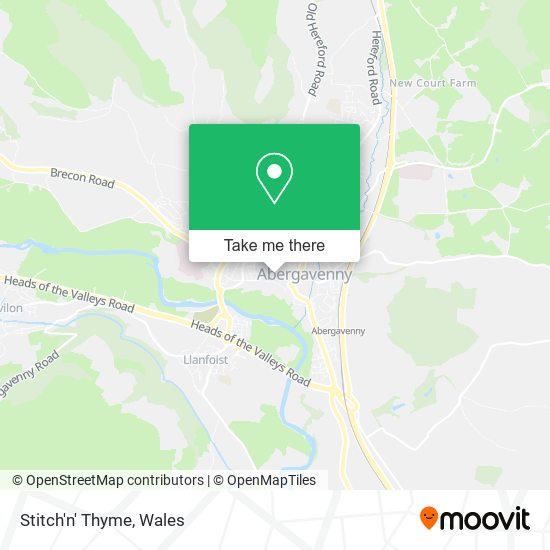 Stitch'n' Thyme map