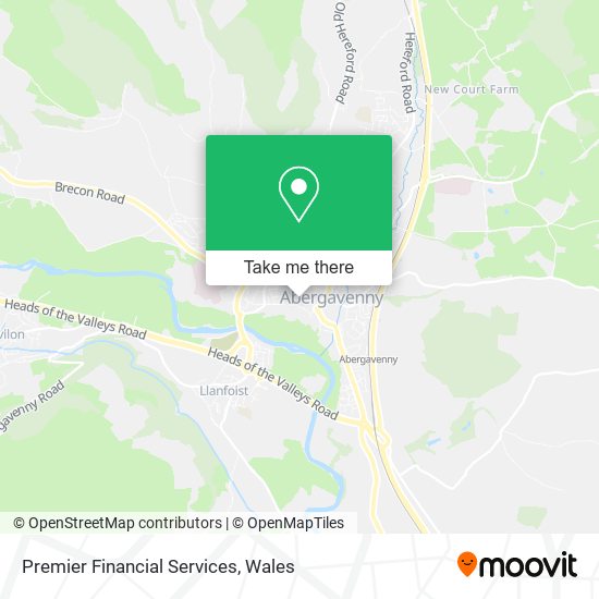 Premier Financial Services map