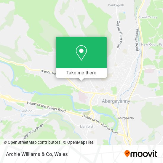 Archie Williams & Co map