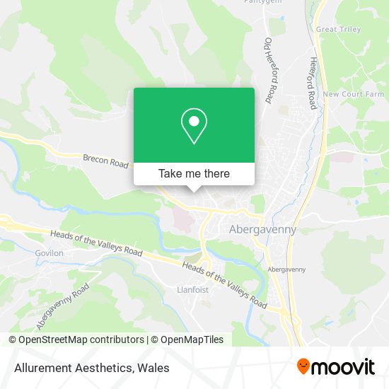 Allurement Aesthetics map