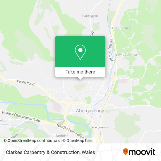 Clarkes Carpentry & Construction map