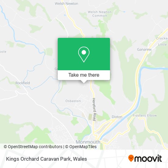 Kings Orchard Caravan Park map