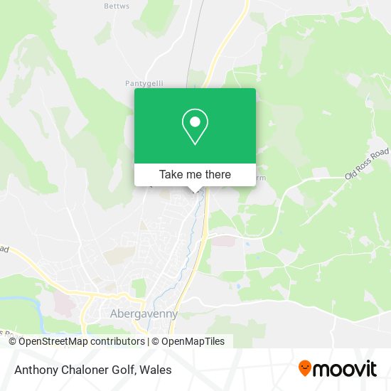 Anthony Chaloner Golf map