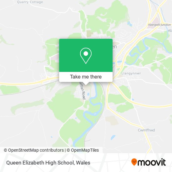 Queen Elizabeth High School map
