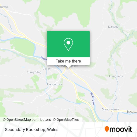 Secondary Bookshop map