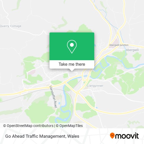 Go Ahead Traffic Management map