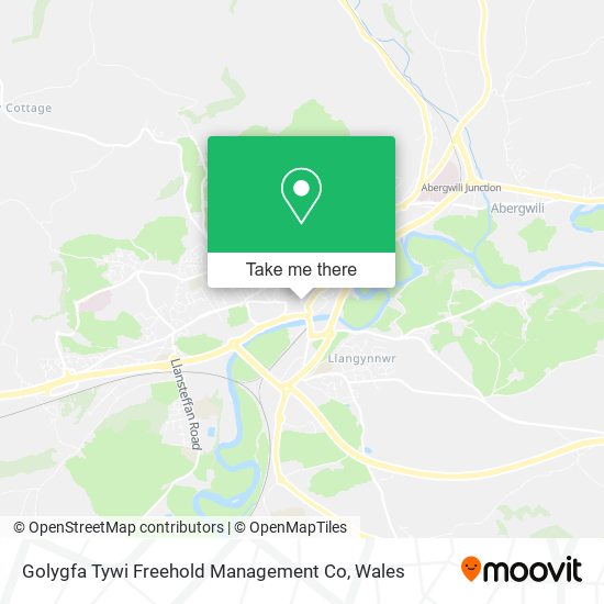 Golygfa Tywi Freehold Management Co map