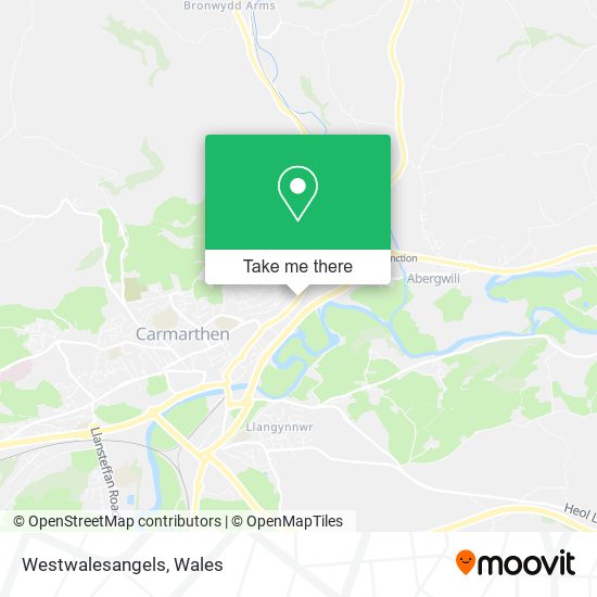 Westwalesangels map