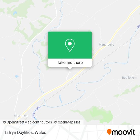 Isfryn Daylilies map
