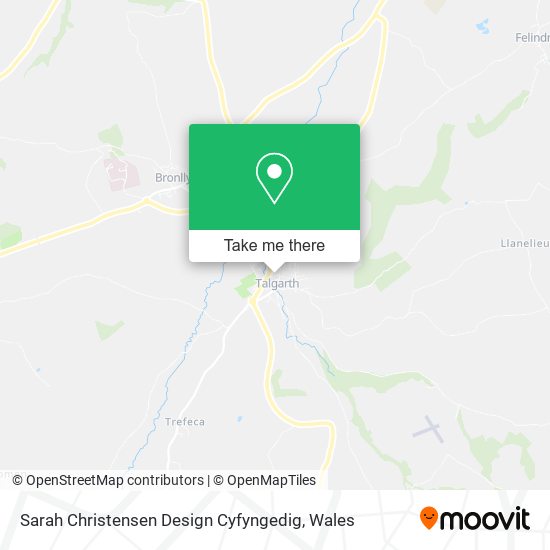 Sarah Christensen Design Cyfyngedig map