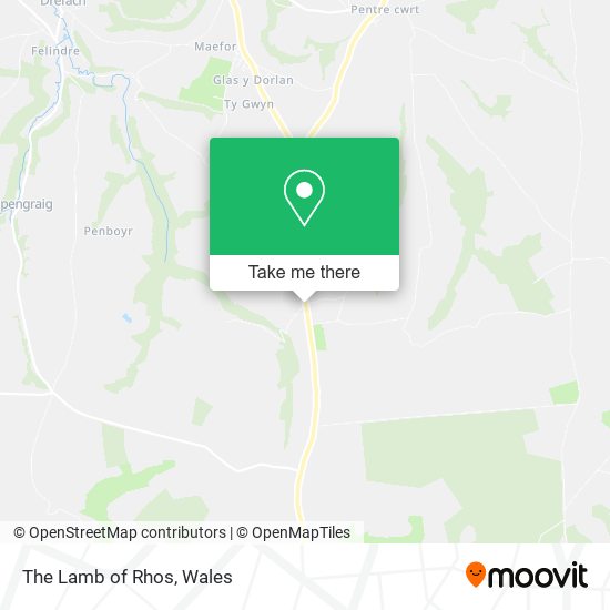 The Lamb of Rhos map