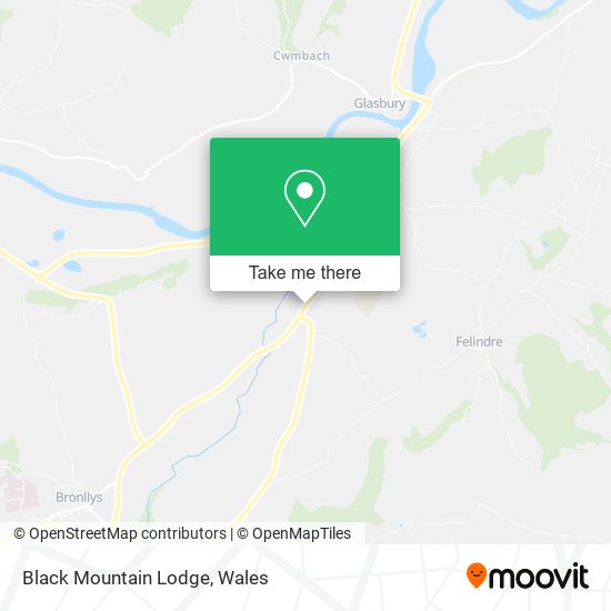 Black Mountain Lodge map