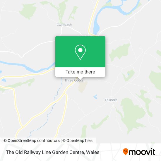 The Old Railway Line Garden Centre map