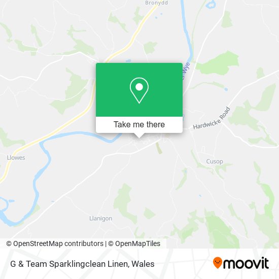 G & Team Sparklingclean Linen map