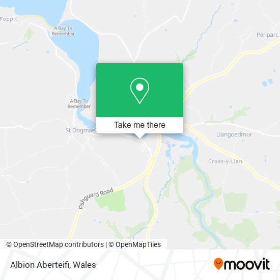 Albion Aberteifi map