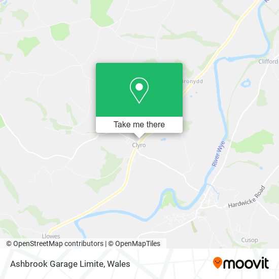 Ashbrook Garage Limite map