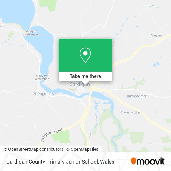 Cardigan County Primary Junior School map