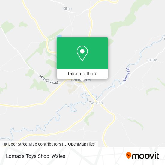 Lomax's Toys Shop map
