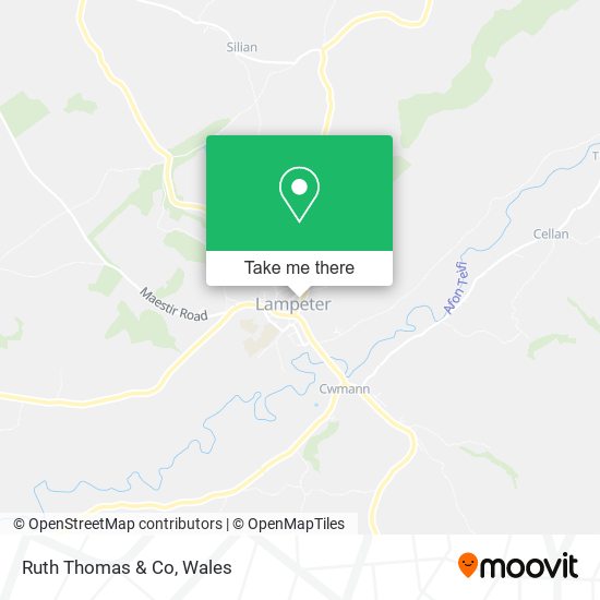 Ruth Thomas & Co map