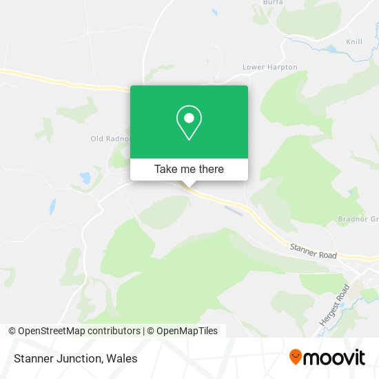 Stanner Junction map