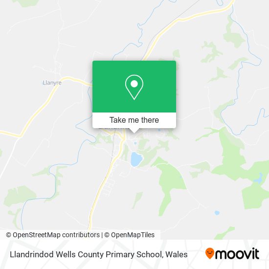Llandrindod Wells County Primary School map