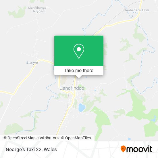 George's Taxi 22 map