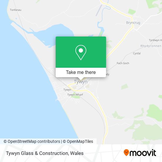 Tywyn Glass & Construction map