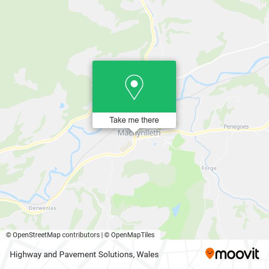 Highway and Pavement Solutions map