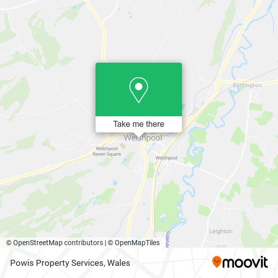 Powis Property Services map