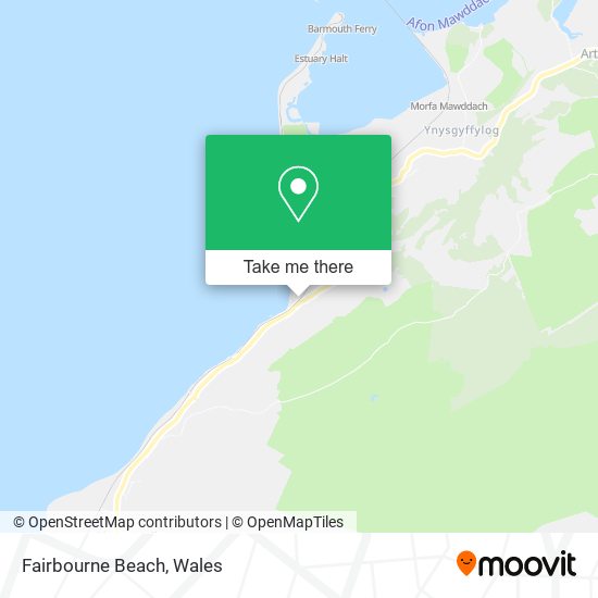 Fairbourne Beach map