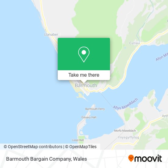 Barmouth Bargain Company map