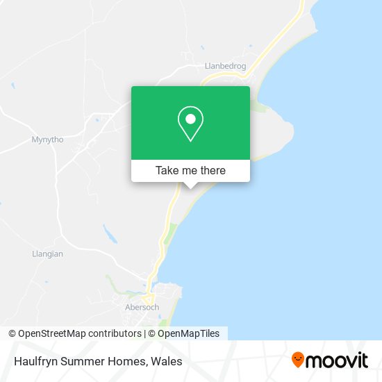 Haulfryn Summer Homes map