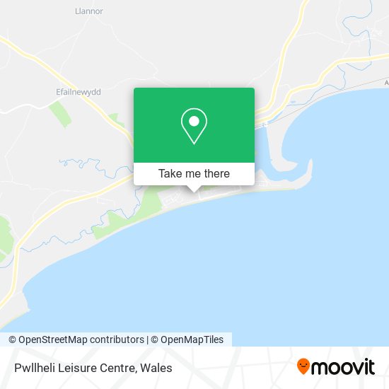 Pwllheli Leisure Centre map
