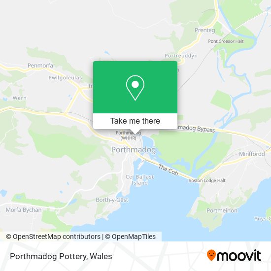 Porthmadog Pottery map