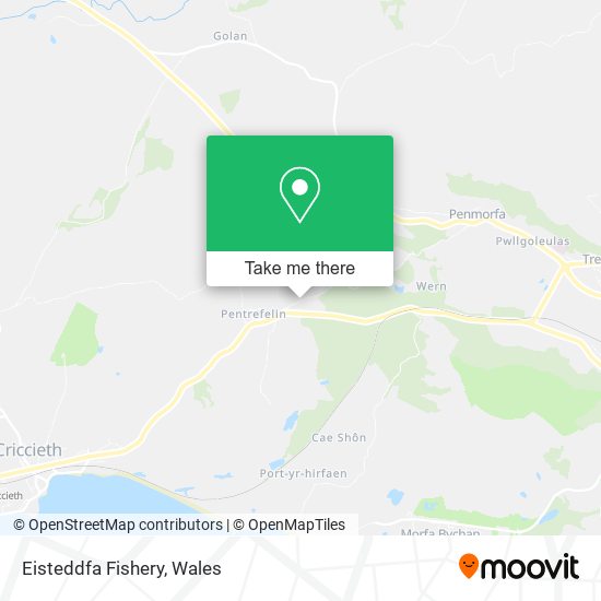 Eisteddfa Fishery map