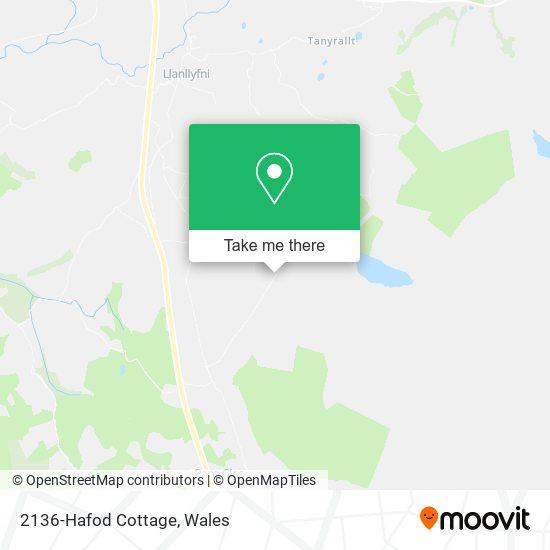 2136-Hafod Cottage map