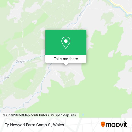 Ty-Newydd Farm Camp Si map