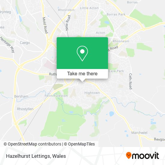 Hazelhurst Lettings map