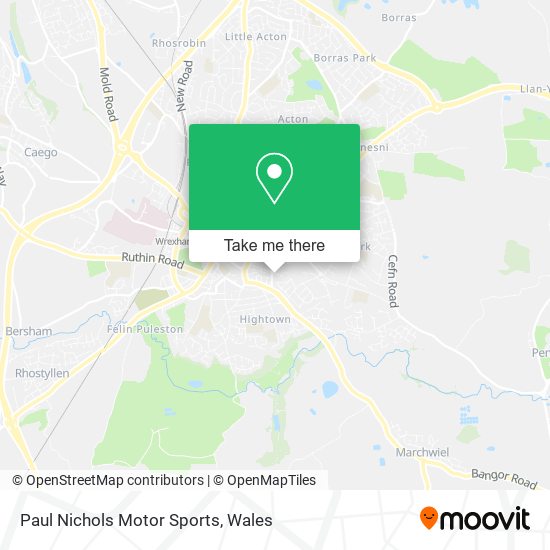 Paul Nichols Motor Sports map