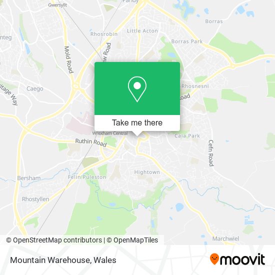 Mountain Warehouse map