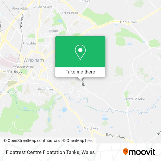 Floatrest Centre Floatation Tanks map