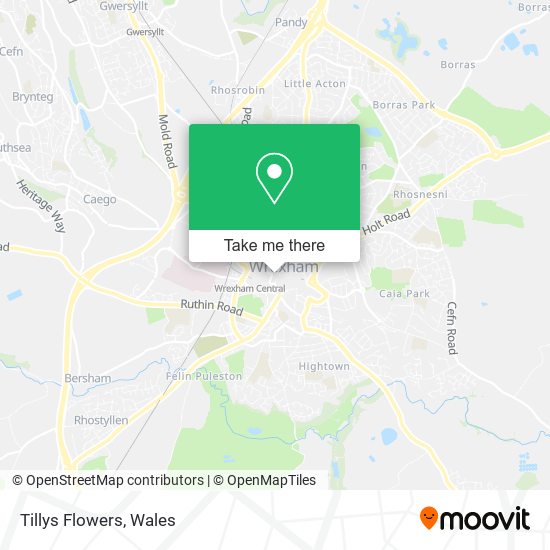 Tillys Flowers map