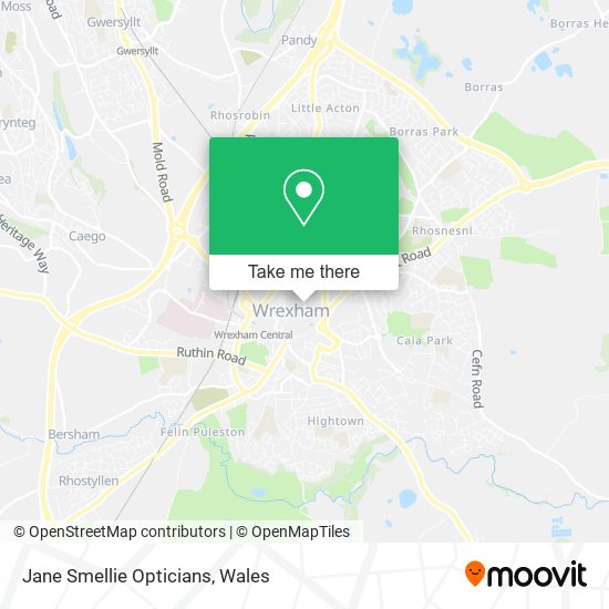Jane Smellie Opticians map