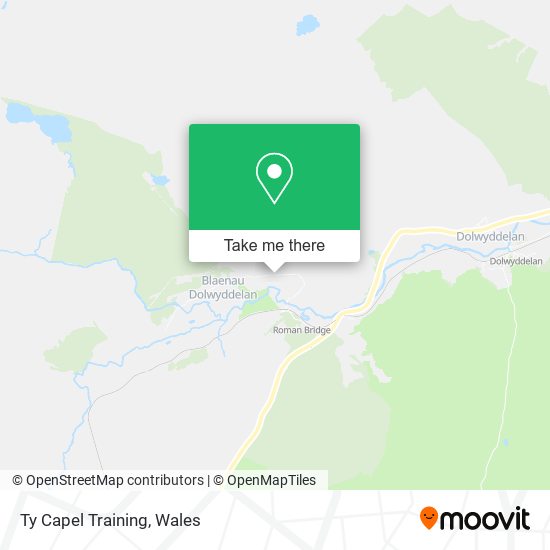 Ty Capel Training map