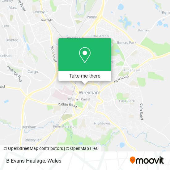 B Evans Haulage map
