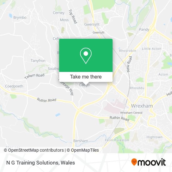 N G Training Solutions map